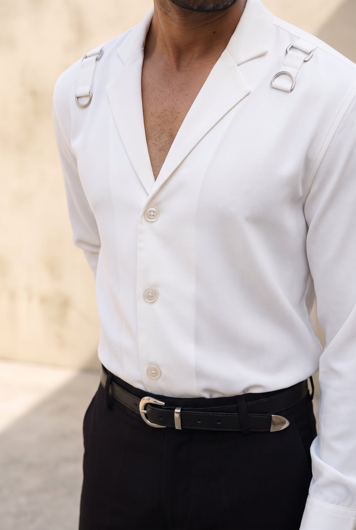 The Ivory Harness Shirt